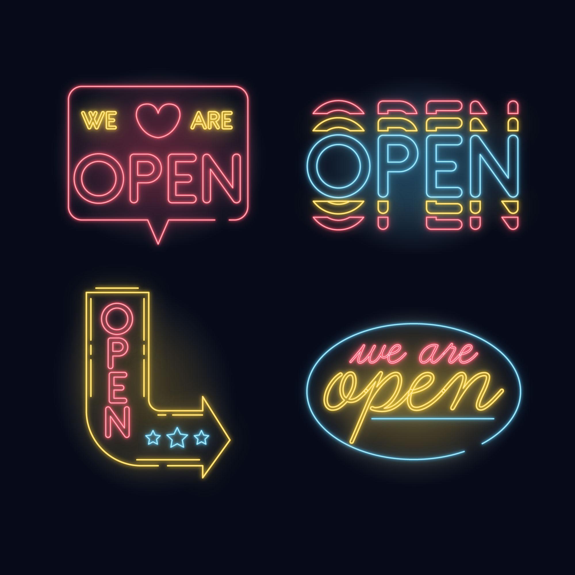 LED shop signs